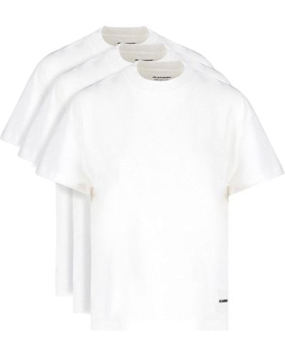 Jil Sander Set T-Shirt "3-Pack" - Bianco