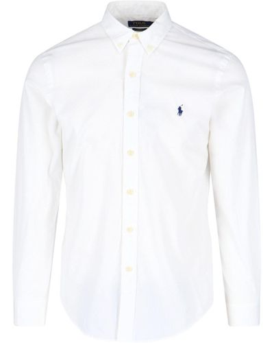 Polo Ralph Lauren Camicia Logo - Bianco