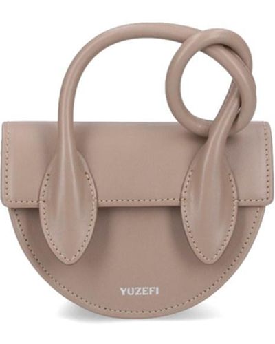 Yuzefi Mini Bag "pretzel" - White