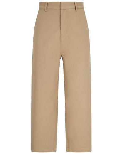 Adererror Wide Trousers - Natural