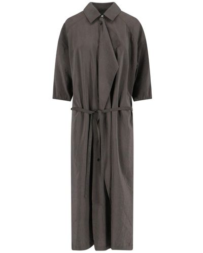 Lemaire Asymmetrical Midi Dress - Gray