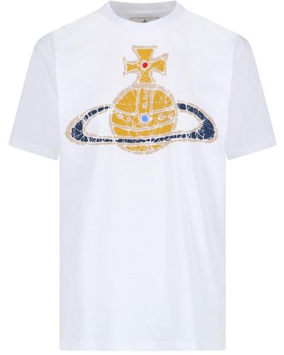 Vivienne Westwood T-Shirt Logo - Bianco