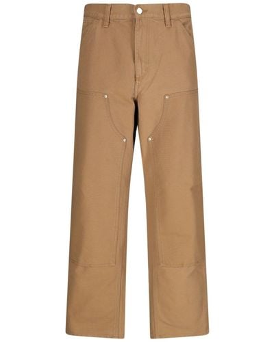 Carhartt 'double Knee' Trousers - Natural