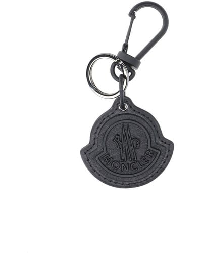 Moncler Portachiavi Logo - Nero