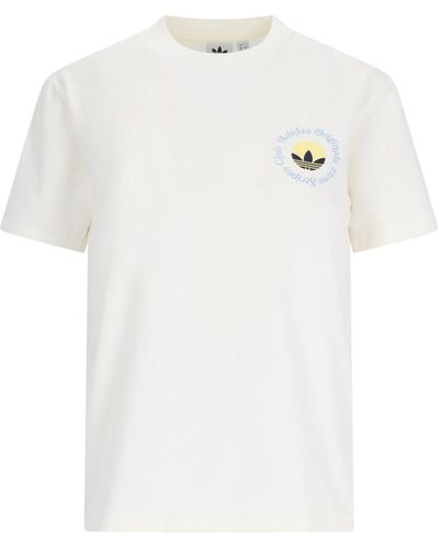 adidas T-Shirt Logo - Bianco