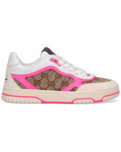 Gucci "re-web" Trainers - Pink