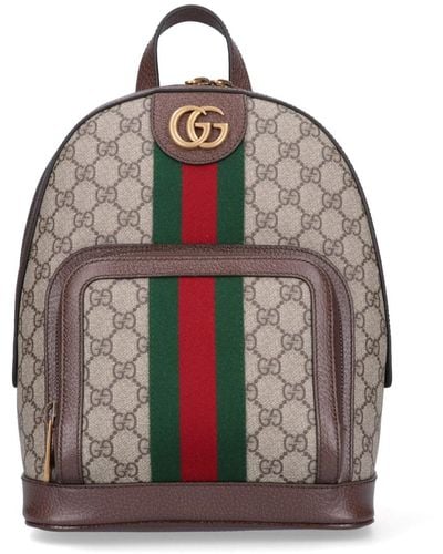 Gucci "ophidia" Backpack - Natural