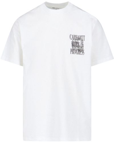 Carhartt T-Shirt Stampa - Bianco