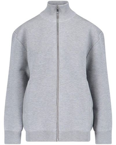 Gucci Knitted Zip Cardigan - Grey