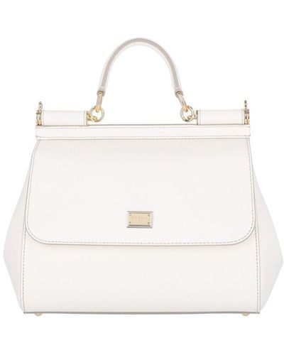 Dolce & Gabbana Medium Handbag "sicily" - White