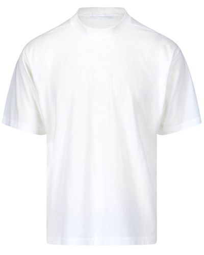 Stone Island T-Shirt Ricamo Logo - Bianco