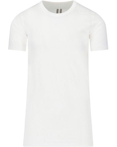 Rick Owens T-Shirt Basic - Bianco
