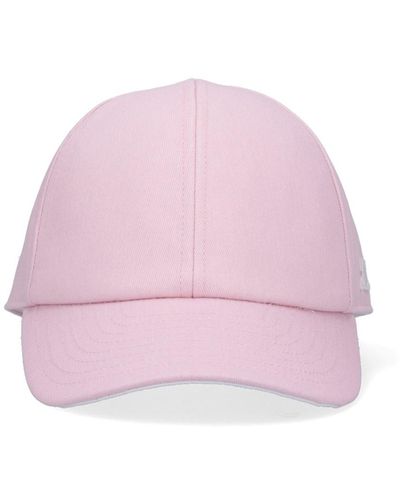 Courreges Cappello Baseball Logo - Rosa