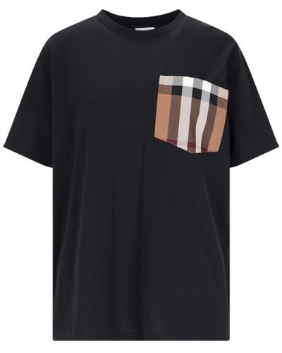 Burberry T-Shirts And Polos - Black