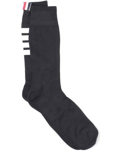 Thom Browne '4-bar' Socks - Black