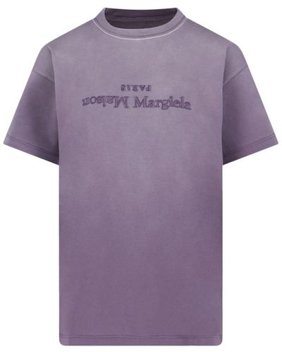 Maison Margiela Reverse Logo T-shirt - Purple