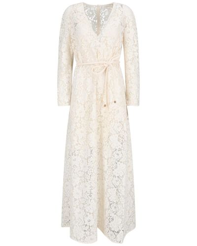 Zimmermann Maxi Lace Dress - White