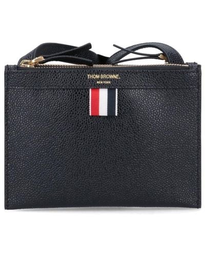 Thom Browne Double Pouch - Black