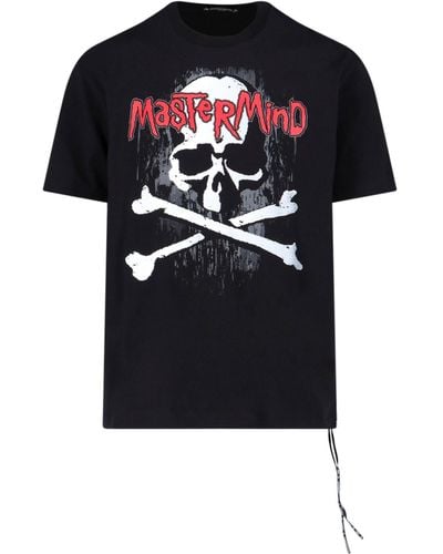 Mastermind Japan T-Shirt "Skull Print" - Nero
