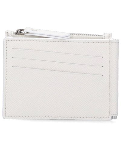 Maison Margiela 'four Stitches' Bi-fold Wallet - White