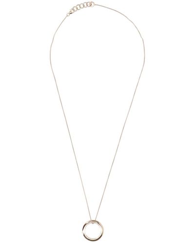 Bottega Veneta Ring Charm Necklace - White
