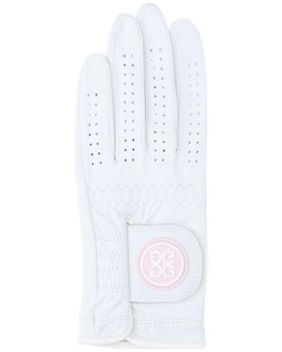 G/FORE Logo Golf Gloves - White