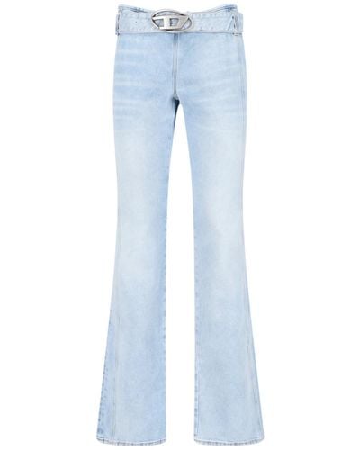 DIESEL 'd-ebbybelt 0jgaa' Bootcut Jeans - Blue