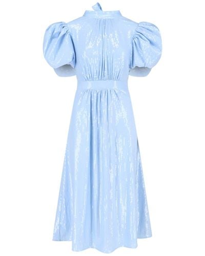 ROTATE BIRGER CHRISTENSEN Sequin Midi Dress - Blue