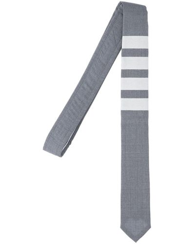 Thom Browne Wool Tie - White