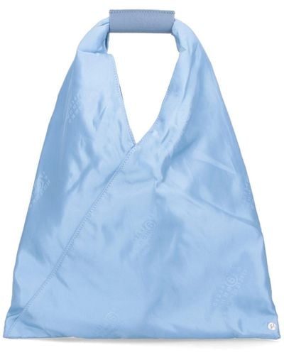 MM6 by Maison Martin Margiela Small Tote Bag "japanese" - Blue