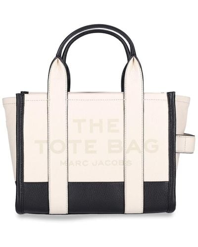 Marc Jacobs "the Colorblock" Mini Tote Bag - White