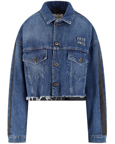 Jacket Miu Miu Blue size 38 IT in Denim - Jeans - 26023844
