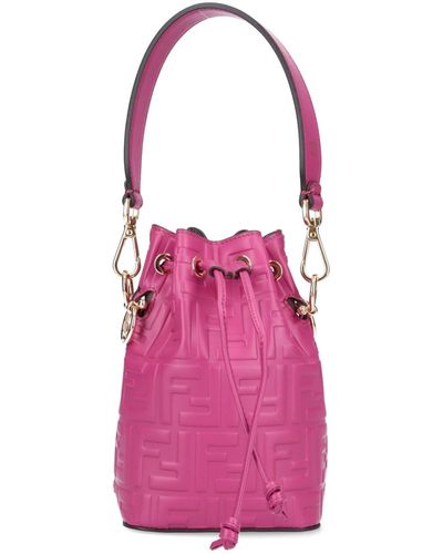 Fendi Mini Bucket Bag "mon Tresor" - Pink