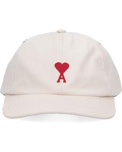 Ami Paris Logo Baseball Cap - Pink