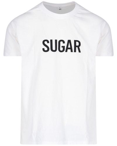 Sugar T-Shirt "#glamour" - Bianco