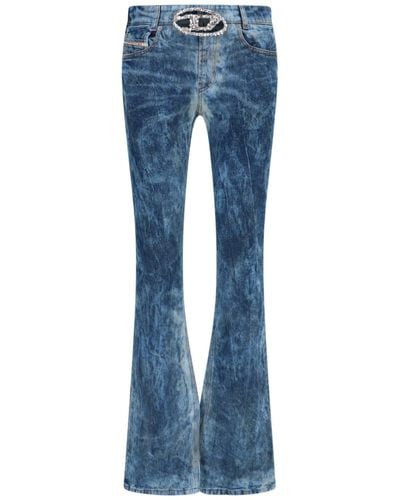 DIESEL '1969 D-ebbey 0pgal' Flared Jeans - Blue