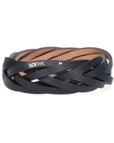 Loewe Braided Bracelet - Black