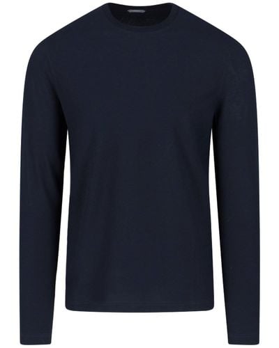 Zanone Basic T-shirt - Blue