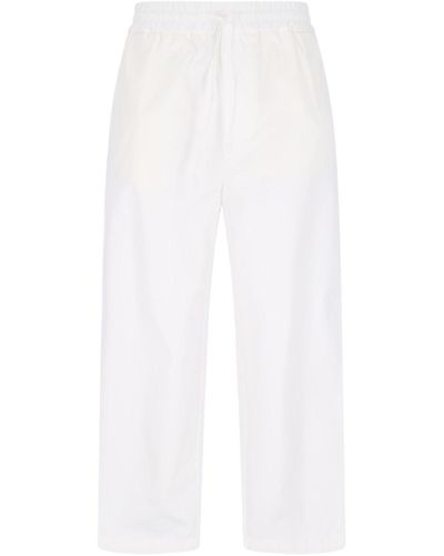 Lardini Wide Trousers - White