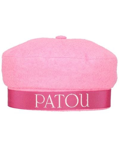 Patou Logo Beret - Pink