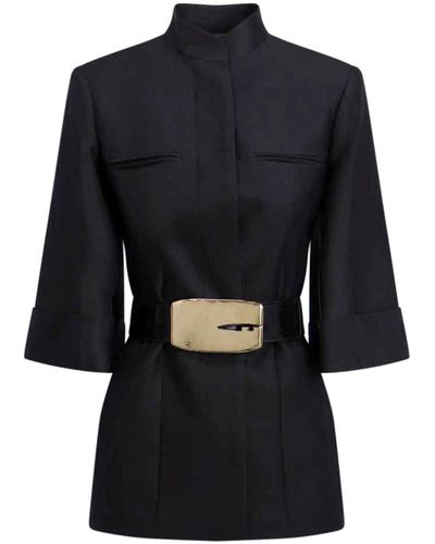 Gucci Belt Detail Jacket - Black