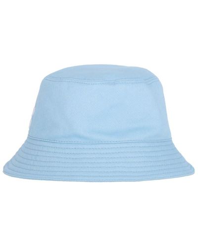 Miu Miu Cappello Bucket Logo - Blu