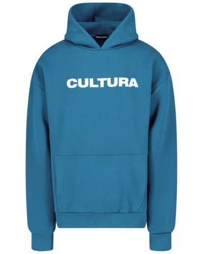 Cultura Logo Hoodie - Blue