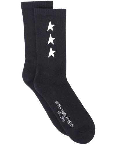 Golden Goose Stars Socks - Black