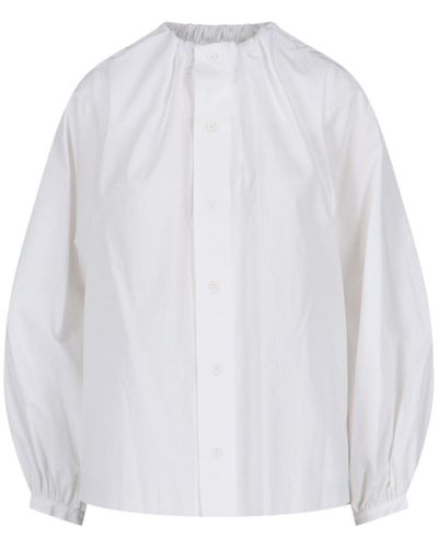 MM6 by Maison Martin Margiela Camicia Maniche Palloncino - Bianco