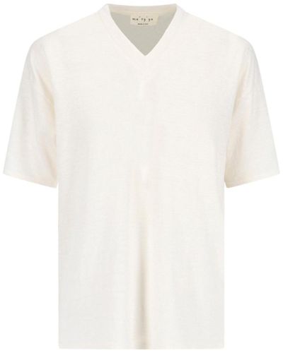 Ma'ry'ya Linen T-shirt - White