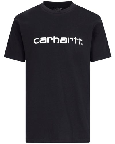 Carhartt T-Shirt "S/S Script" - Nero