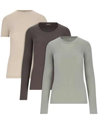 Jil Sander '3-pack' T-shirt Set - Gray