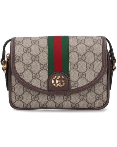 Gucci Mini Crossbody Bag "ophidia" - Gray