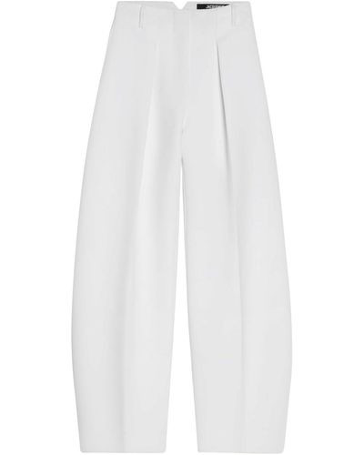 Jacquemus Le pantalon ovalo - Bianco